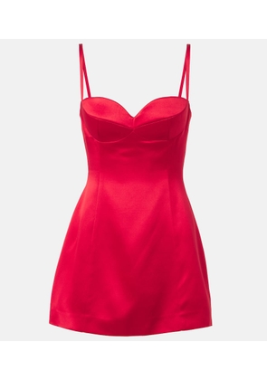 Magda Butrym Silk and wool satin minidress