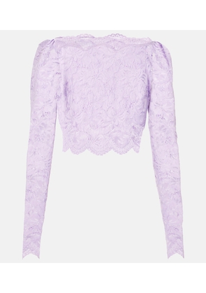 Rabanne Floral lace top