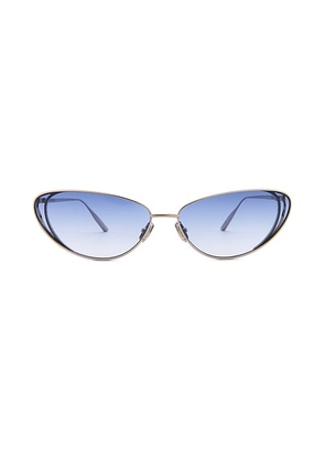 Christopher Esber Milla 96 Sunglasses in Ultramarine - Blue. Size all.