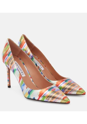 Aquazzura Purist 85 leather pumps