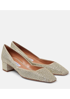 Aquazzura Maia 35 tweed pumps