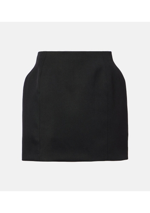Balenciaga Wool gabardine miniskirt