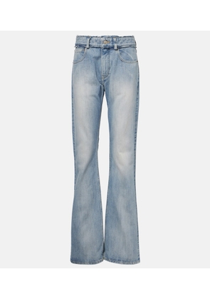 Balenciaga Low-rise faded straight jeans