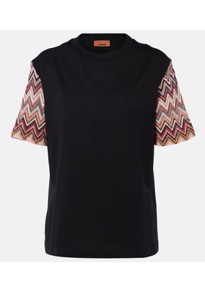 Missoni Embroidered cotton T-shirt