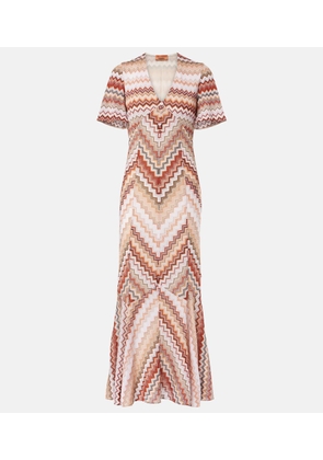 Missoni Zigzag lame maxi dress