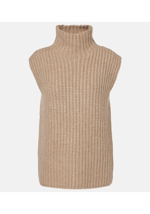 The Row Ilena cashmere and silk top