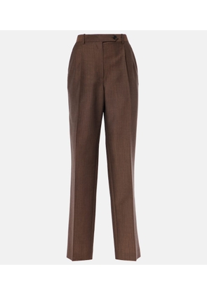 The Row Norbert mohair and wool straight pants