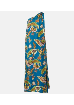 La DoubleJ Roy printed silk twill maxi dress
