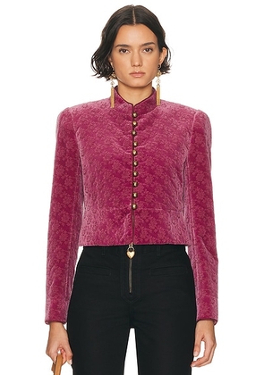 Chloe Jacket in Burnt Lilac - Pink. Size 34 (also in 36, 38, 40).