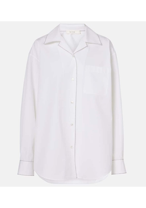 The Row Ashlin cotton poplin shirt