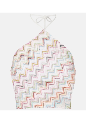 Missoni Zigzag lame top