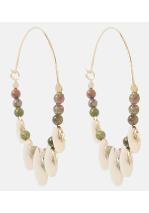 Isabel Marant Adriel beaded hoop earrings