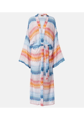 Missoni Zig Zag lame beach cover-up