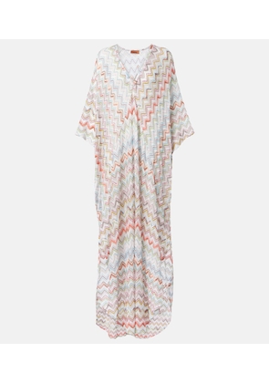 Missoni Zigzag lame beach dress