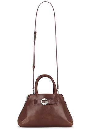 Coperni Mini Data Bag in Brown - Brown. Size all.
