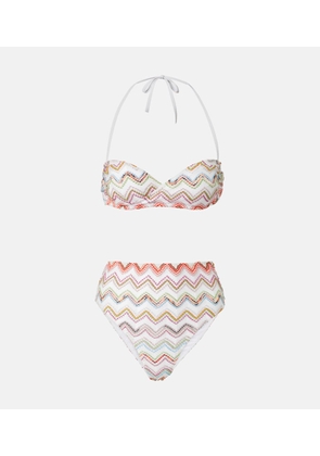 Missoni Zig Zag metallic bikini