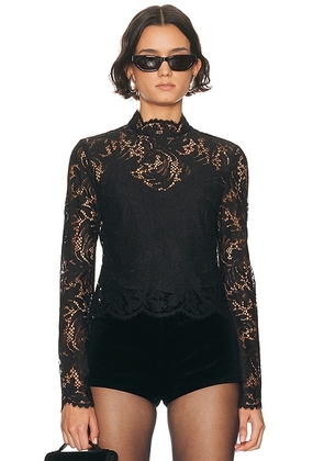 A.L.C. Margot Top in Black - Black. Size 2 (also in 6).