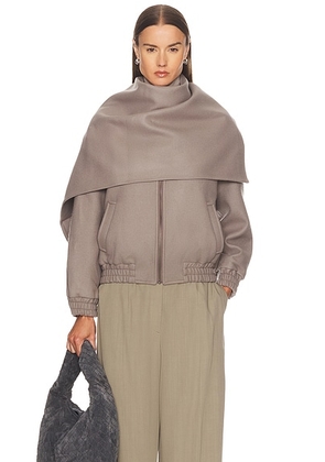 Aya Muse Tuli Jacket in Ash Brown - Grey. Size L (also in M, S, XS).