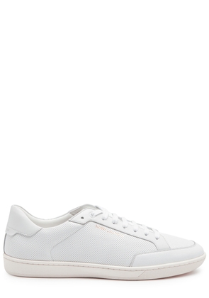 Saint Laurent SL10 Panelled Leather Sneakers - White - 41 (IT41 / UK7)