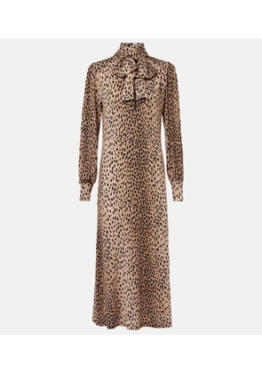 Rixo Avalon polka-dot maxi dress