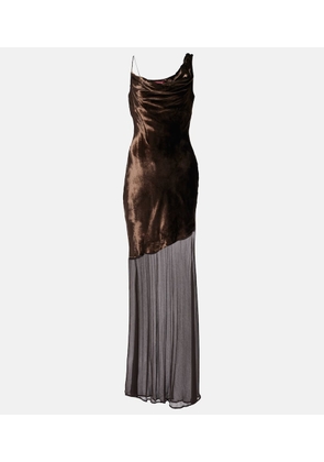 Staud Beaton asymmetric maxi dress