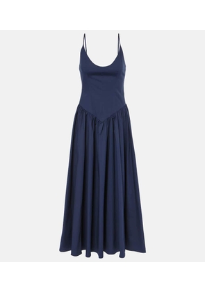 Staud Dena cotton midi dress