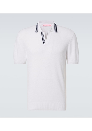 Orlebar Brown Horton cotton-blend boucle polo shirt
