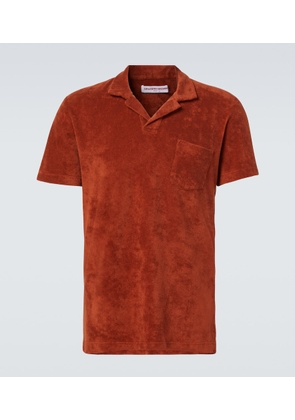 Orlebar Brown Cotton terry polo shirt