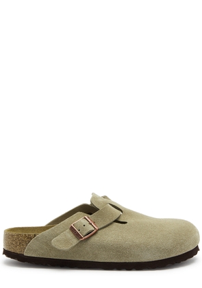 Birkenstock Boston Suede Clogs - Taupe - 8