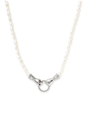 Missoma X Harris Reed In Good Hands Pearl Necklace - One Size