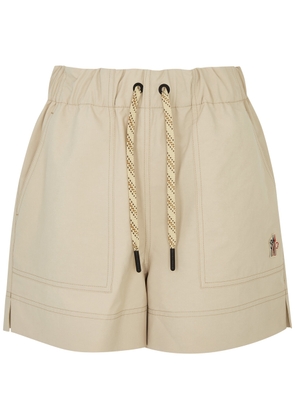 Moncler Logo Shell Shorts - Beige - XS (UK 8 /xs)