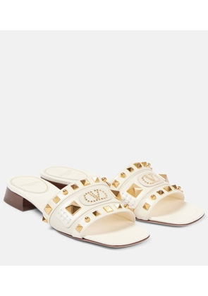 Valentino Garavani Plaster Caster studded leather slides