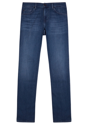 7 For All Mankind Luxe Performance+ Straight-leg Jeans, Jeans, Mid-blu - W28/L32