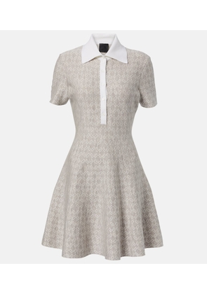Givenchy Monogram 72 wool-blend polo dress