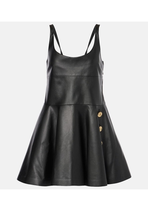 Givenchy Embellished leather minidress