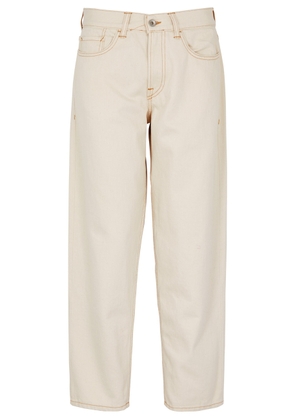 Ymc Tearaway Straight-leg Jeans - Ecru - Xxs (UK4 /xxs)