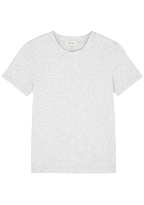 American Vintage Sonoma Slubbed Cotton T-shirt - Light Grey - L
