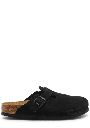 Birkenstock Boston Suede Clogs - Black - 37 (IT37/ UK4)