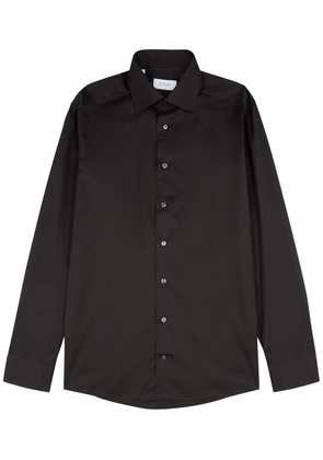 Eton Black Cotton-twill Shirt - 38