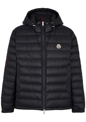 Moncler Agout Quilted Shell Jacket - Navy - 5, Men's Designer Shell Jacket, Male - 5
