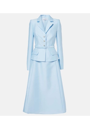 Self-Portrait Crepe midi dress