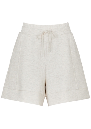 Varley Alder Stretch-jersey Shorts, Shorts, Ivory - L