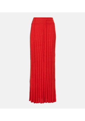 Christopher Esber Linen and silk-blend maxi skirt