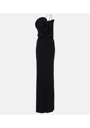 Christopher Esber Asymmetric jersey midi dress