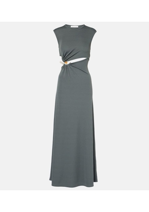 Christopher Esber Concave Stone cut-out maxi dress