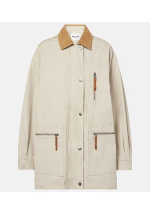 Marant Etoile Kimeliaga corduroy-trimmed jacket