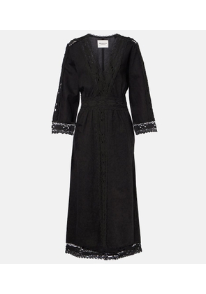 Marant Etoile Veona linen and cotton midi dress
