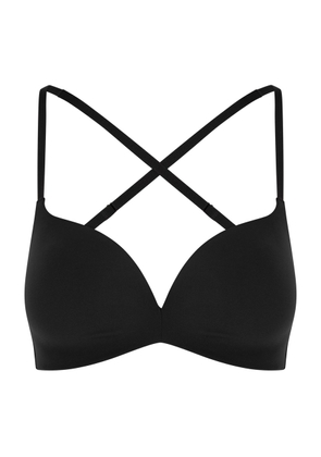 Wacoal Inès Secret Stretch-nylon Soft-cup bra - Black - 38B