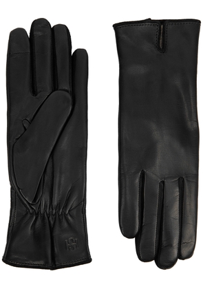 Handsome Stockholm Essentials Leather Gloves - Black - S
