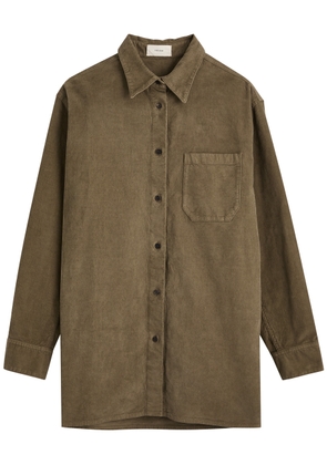 The Row Idro Corduroy Shirt - Khaki - M (UK12 / M)